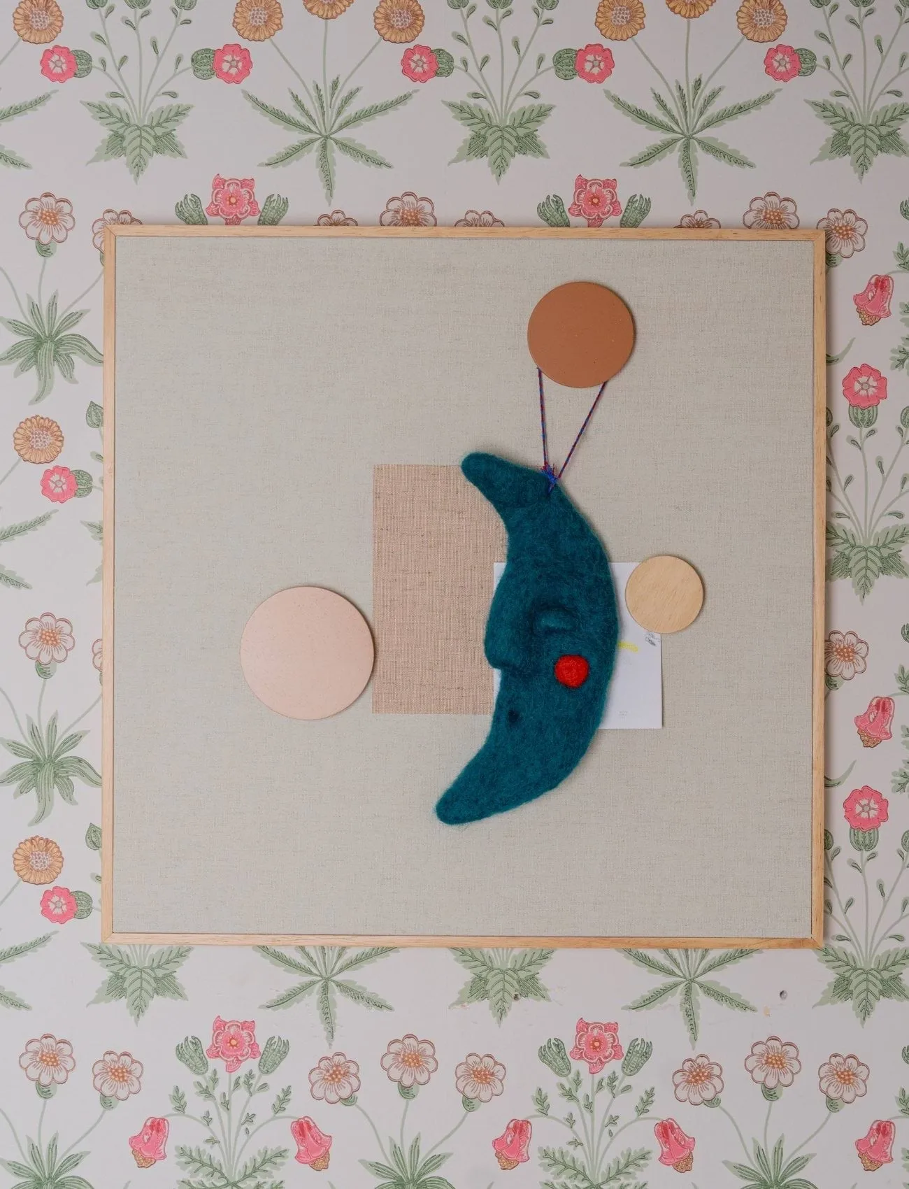 Noticeboard Pinnwand+ 3 Magnete, Sand Nofred