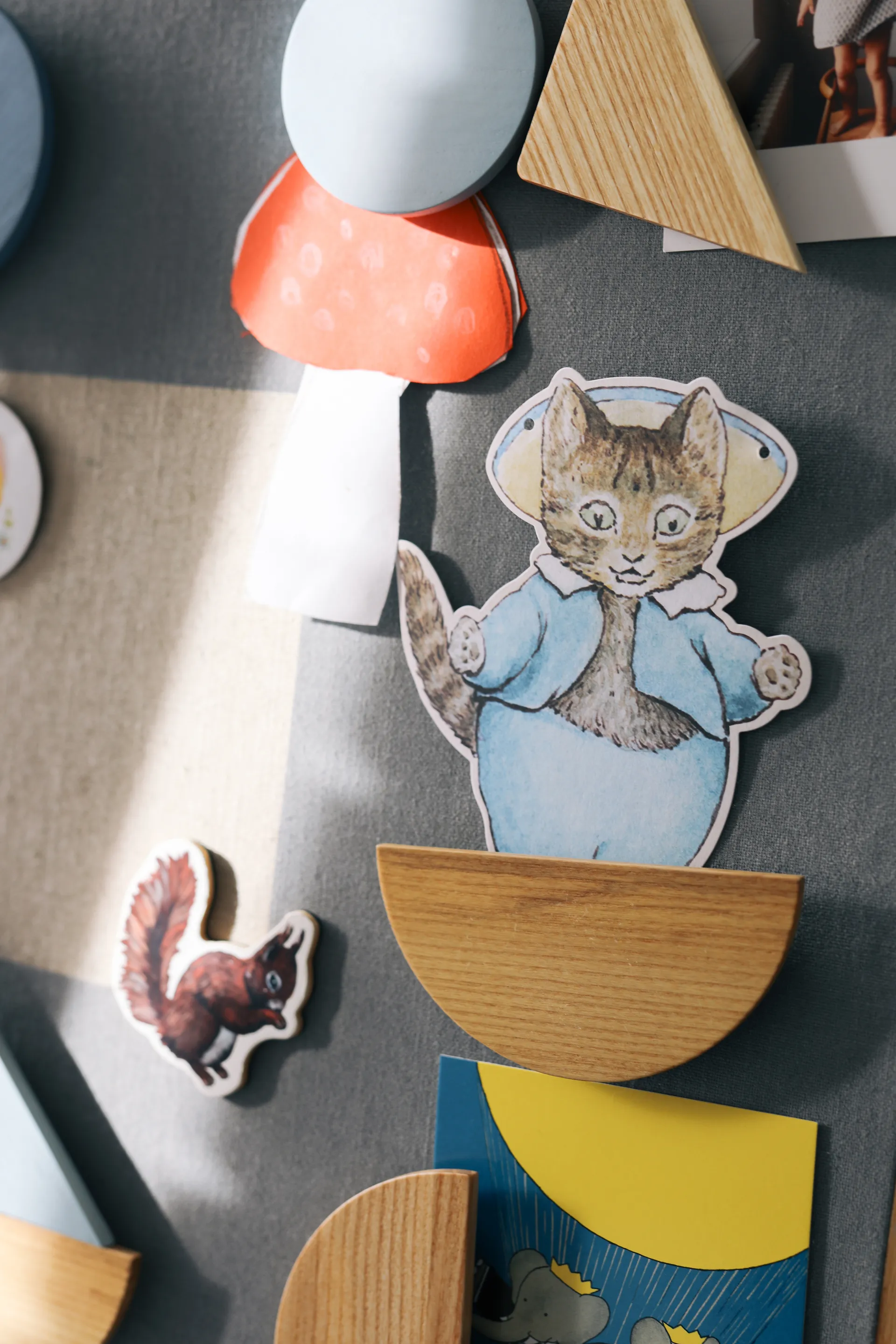 Pin Magnets Magnetset 5 Teile, Blau Nofred