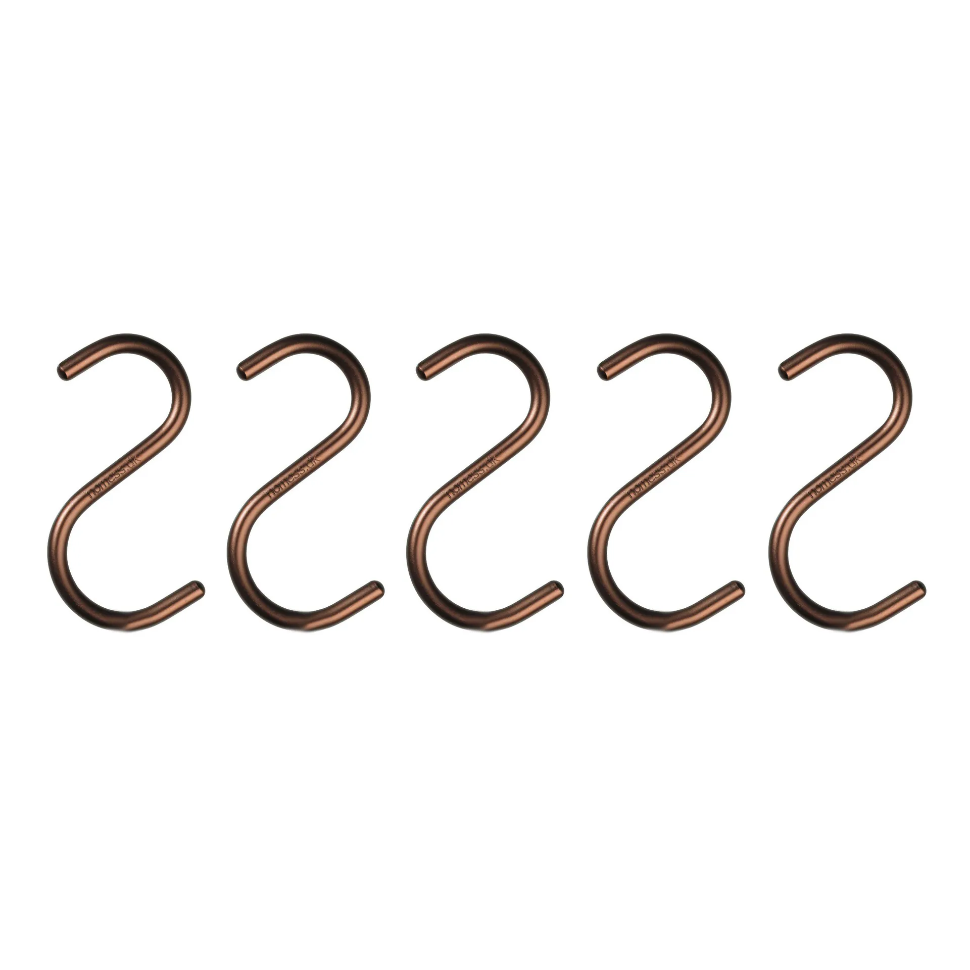 S-Hook Haken 5er Pack, Bronze Nomess Copenhagen