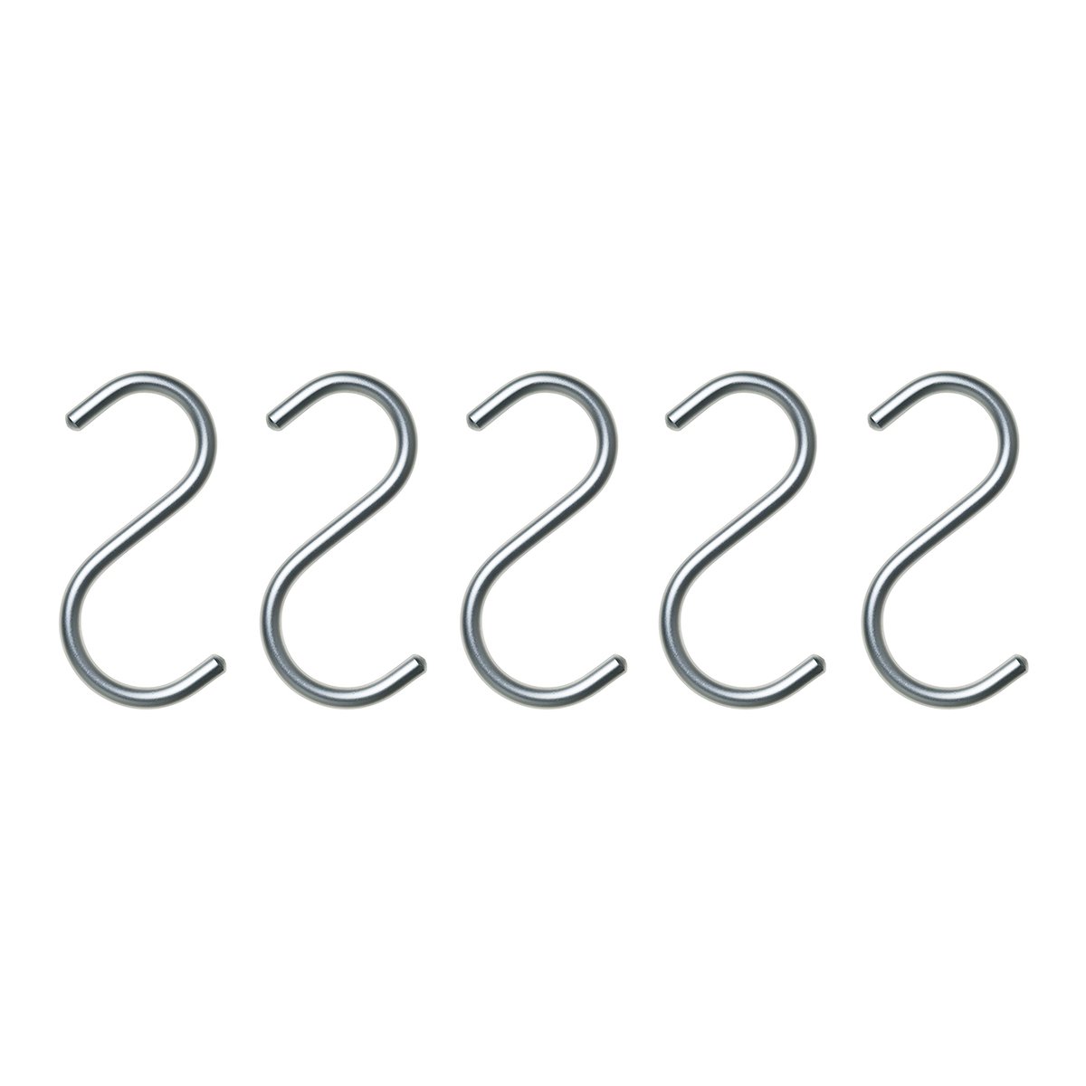 Nomess Copenhagen S-Hook Haken 5er Pack Silber