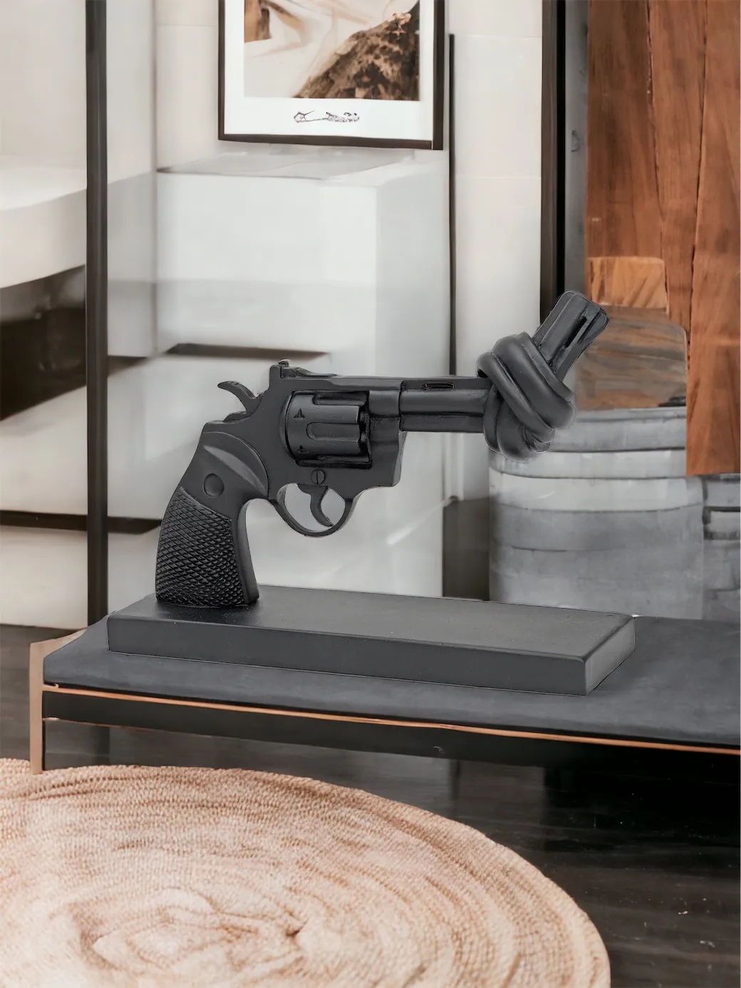 Soft black 19 cm, Schwarz Non Violence