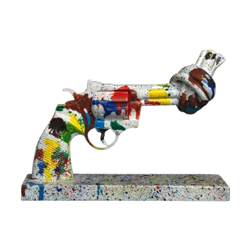 Tennis for Peace Dekoration 19 cm - Multi - Non Violence