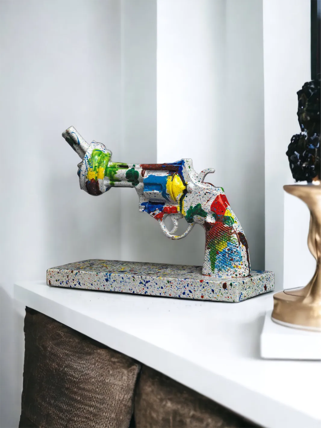 Tennis for Peace Dekoration 19 cm, Multi Non Violence