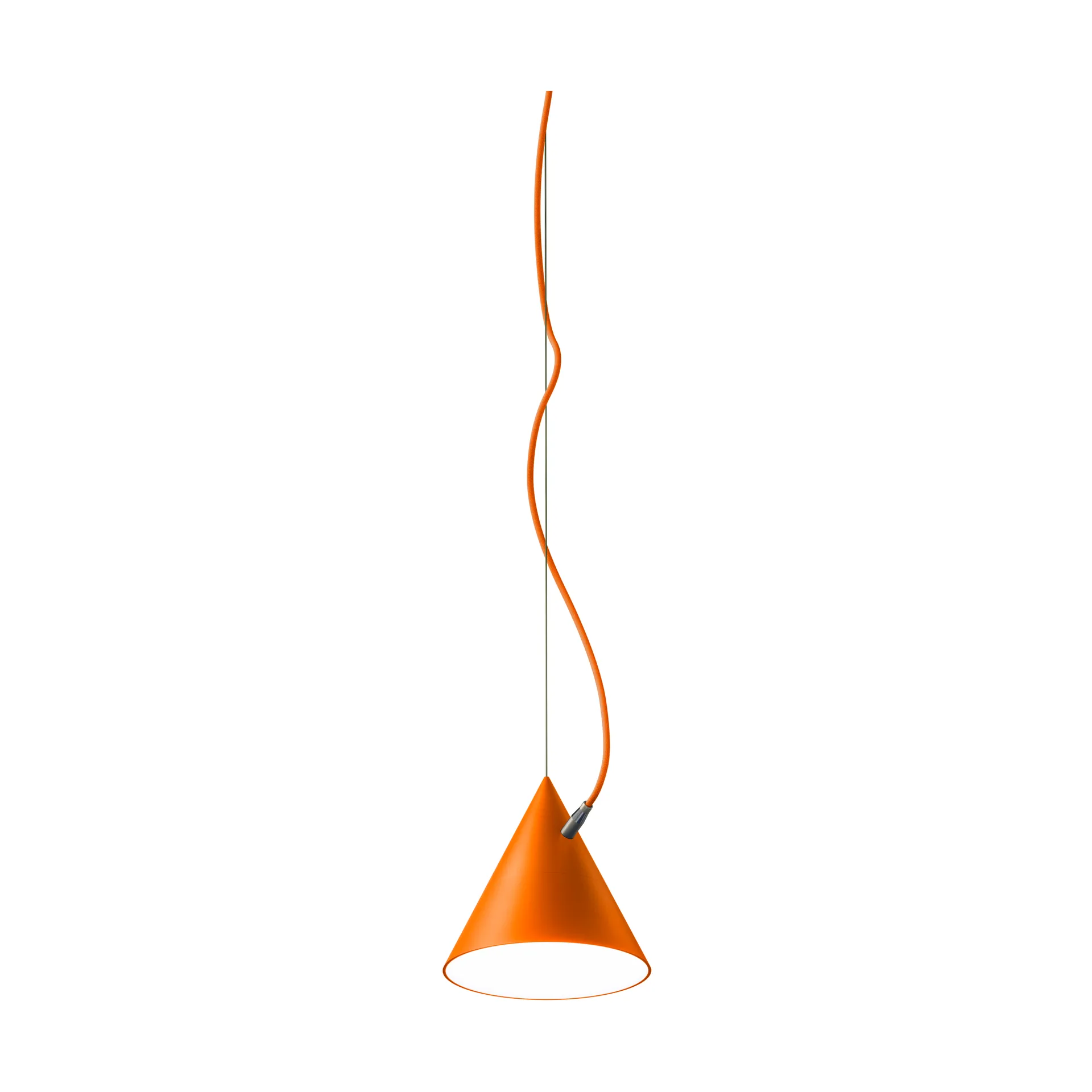 Castor Pendelleuchte 20 cm, Orange-Orange-Silber Noon