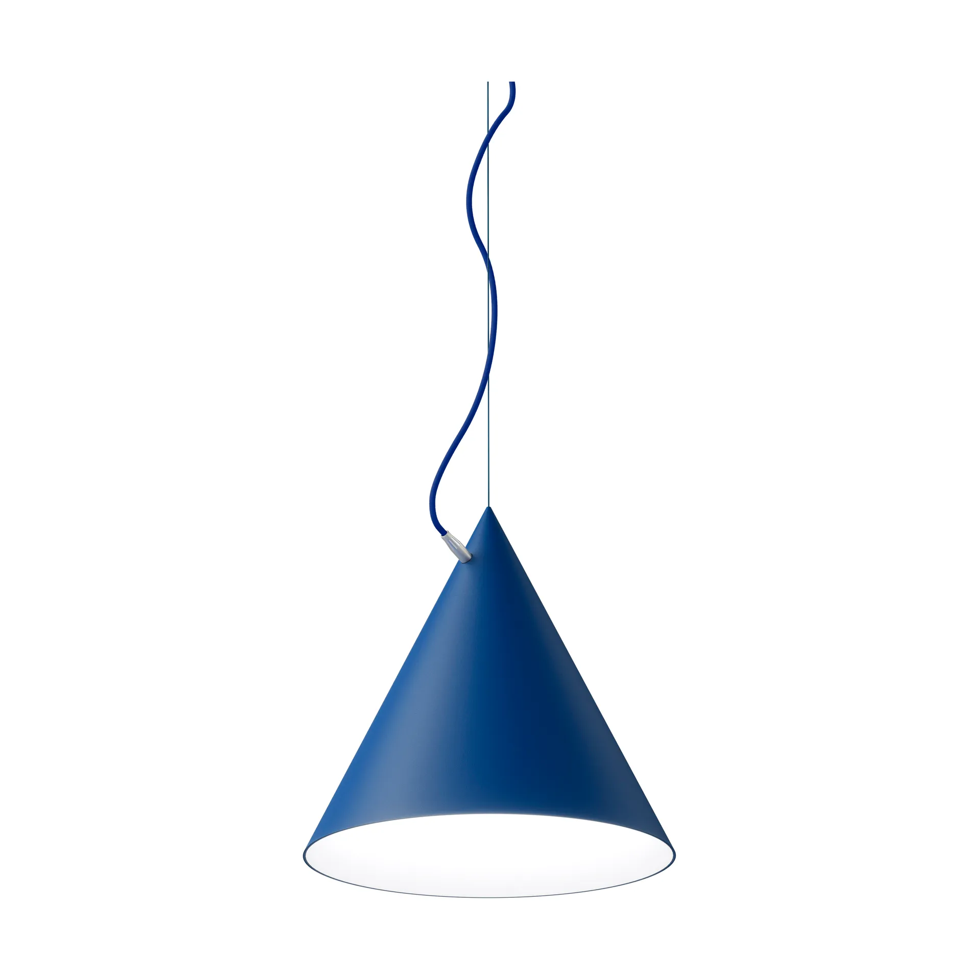 Castor Pendelleuchte 40 cm, Blau-Blau-Silber Noon
