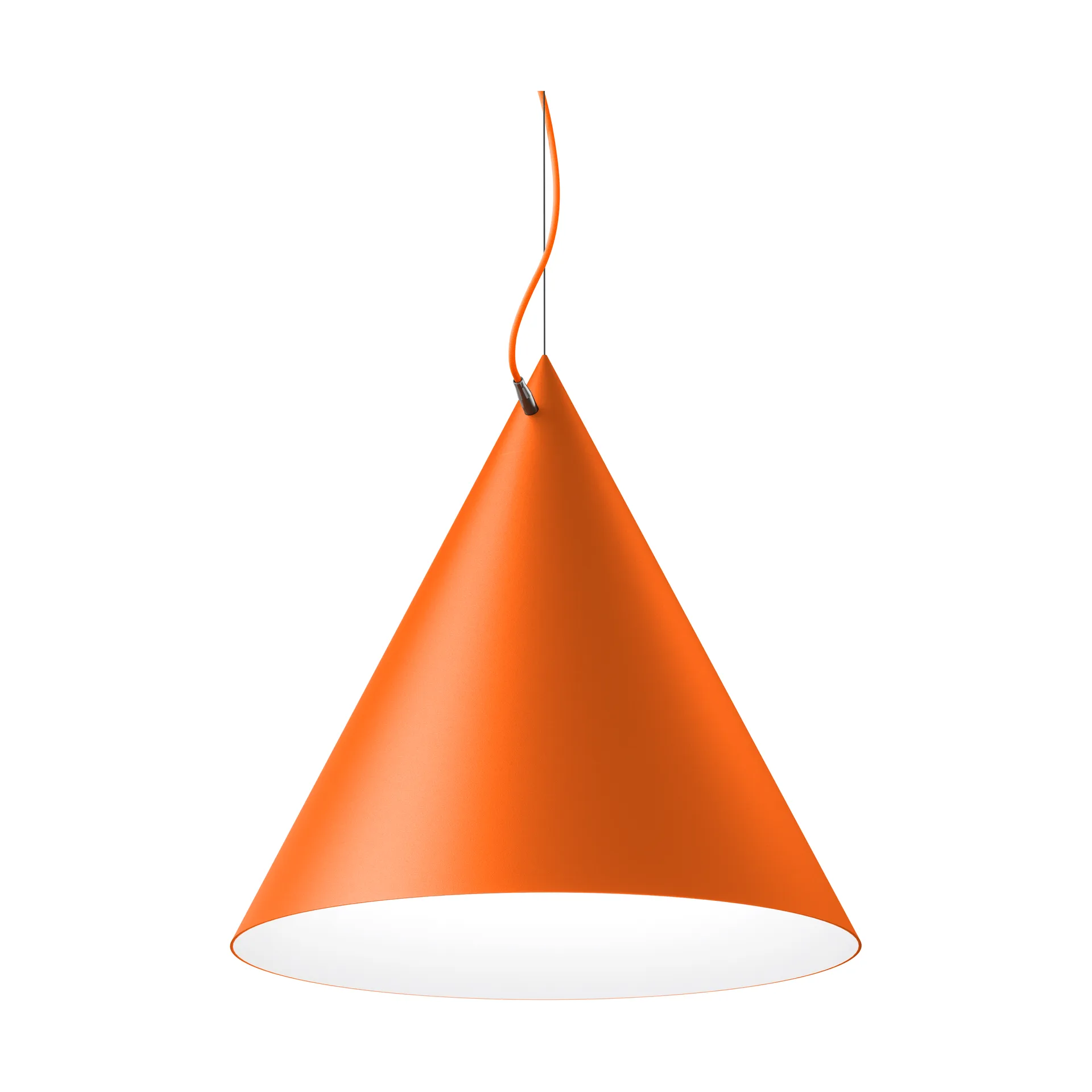 Castor Pendelleuchte 60 cm, Orange-Orange-Silber Noon