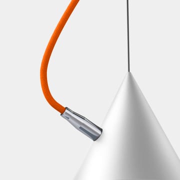 Castor Pendelleuchte 60 cm - Weiß-Orange-Silber - Noon
