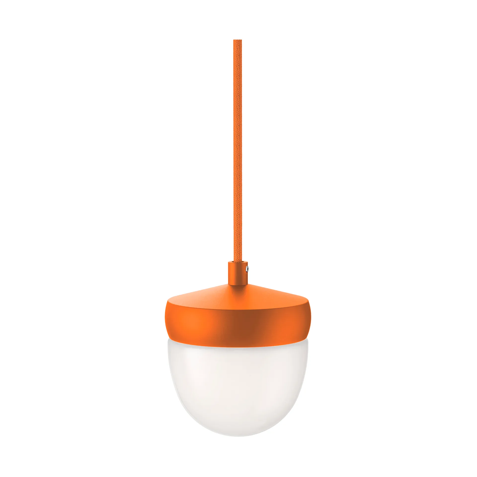 Pan Pendelleuchte gefrostet 10 cm, Orange-Orange Noon