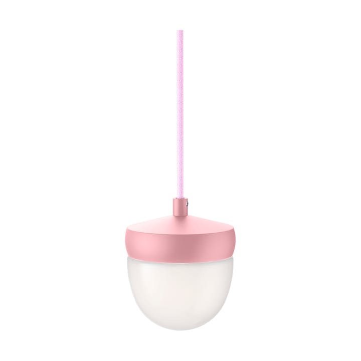 Pan Pendelleuchte gefrostet 10 cm - Rosa-Rosa - Noon