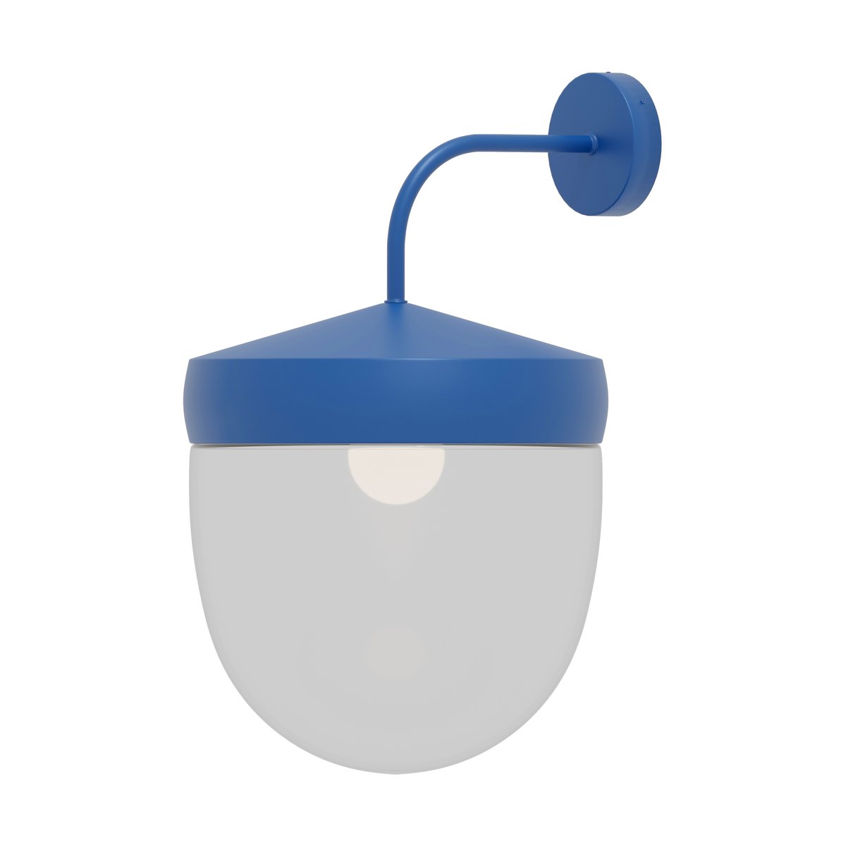 Noon Pan Wandleuchte klar 30 cm Blau
