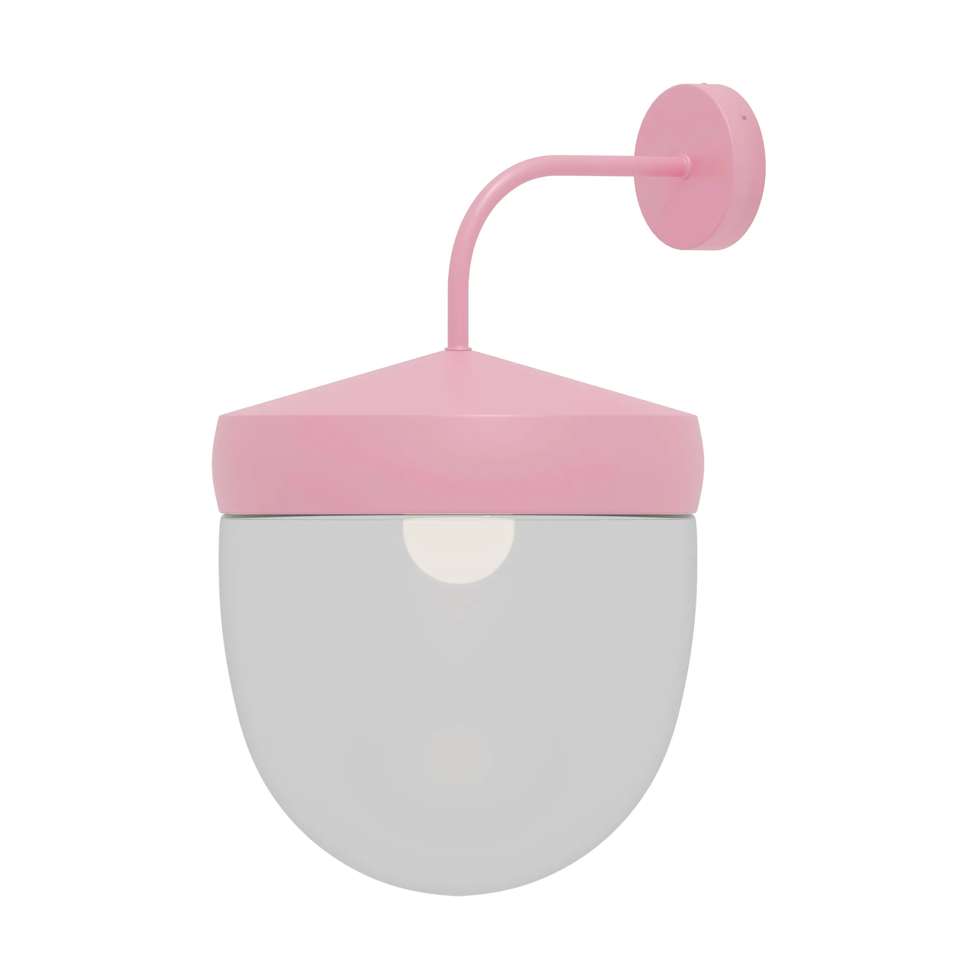 Pan Wandleuchte klar 30 cm, Rosa Noon