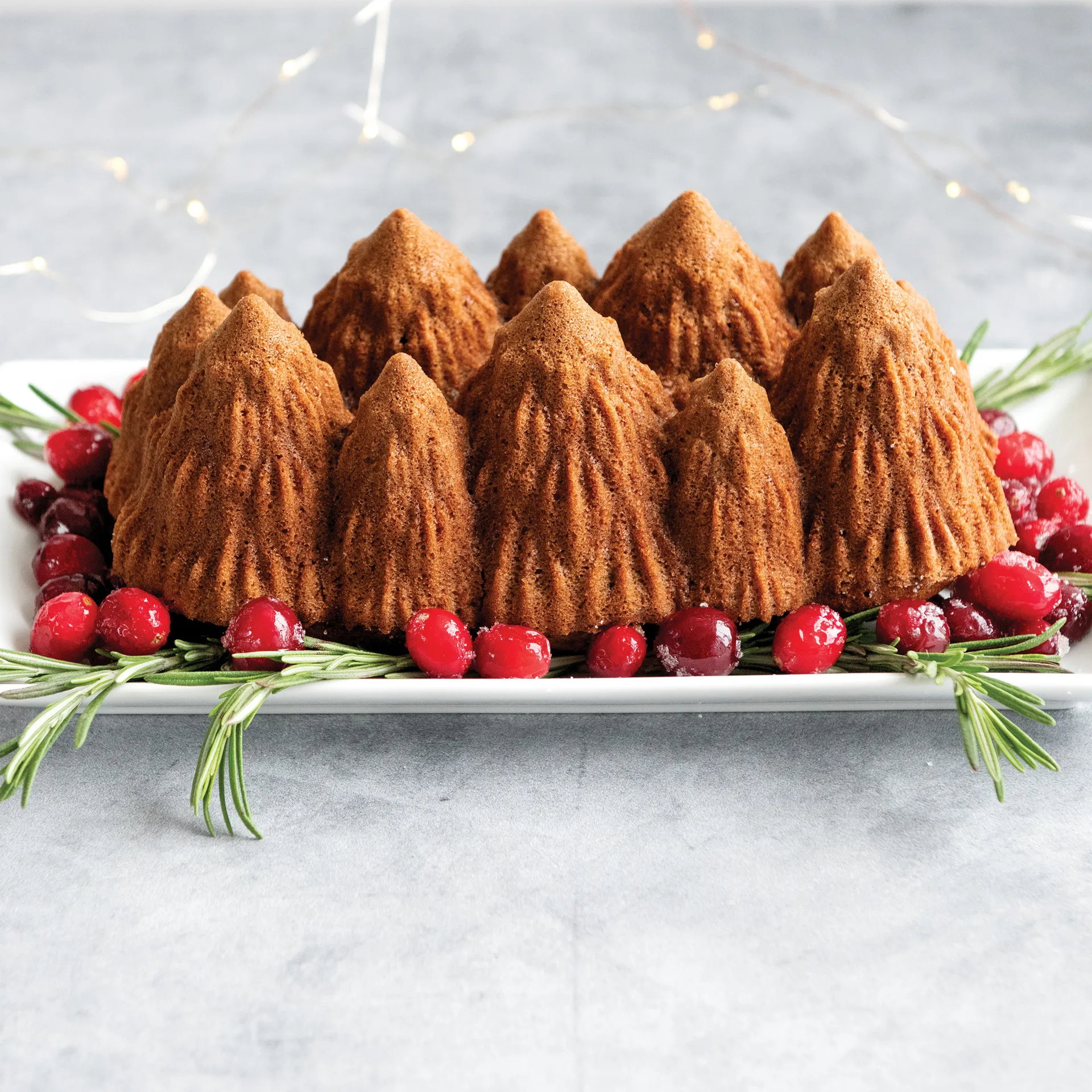 Nordic Ware Alpine forest Backform, Silber Nordic Ware