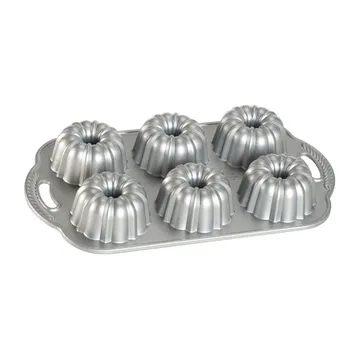 Nordic Ware anniversary bundtlette Backform silber - 1,1 L - Nordic Ware