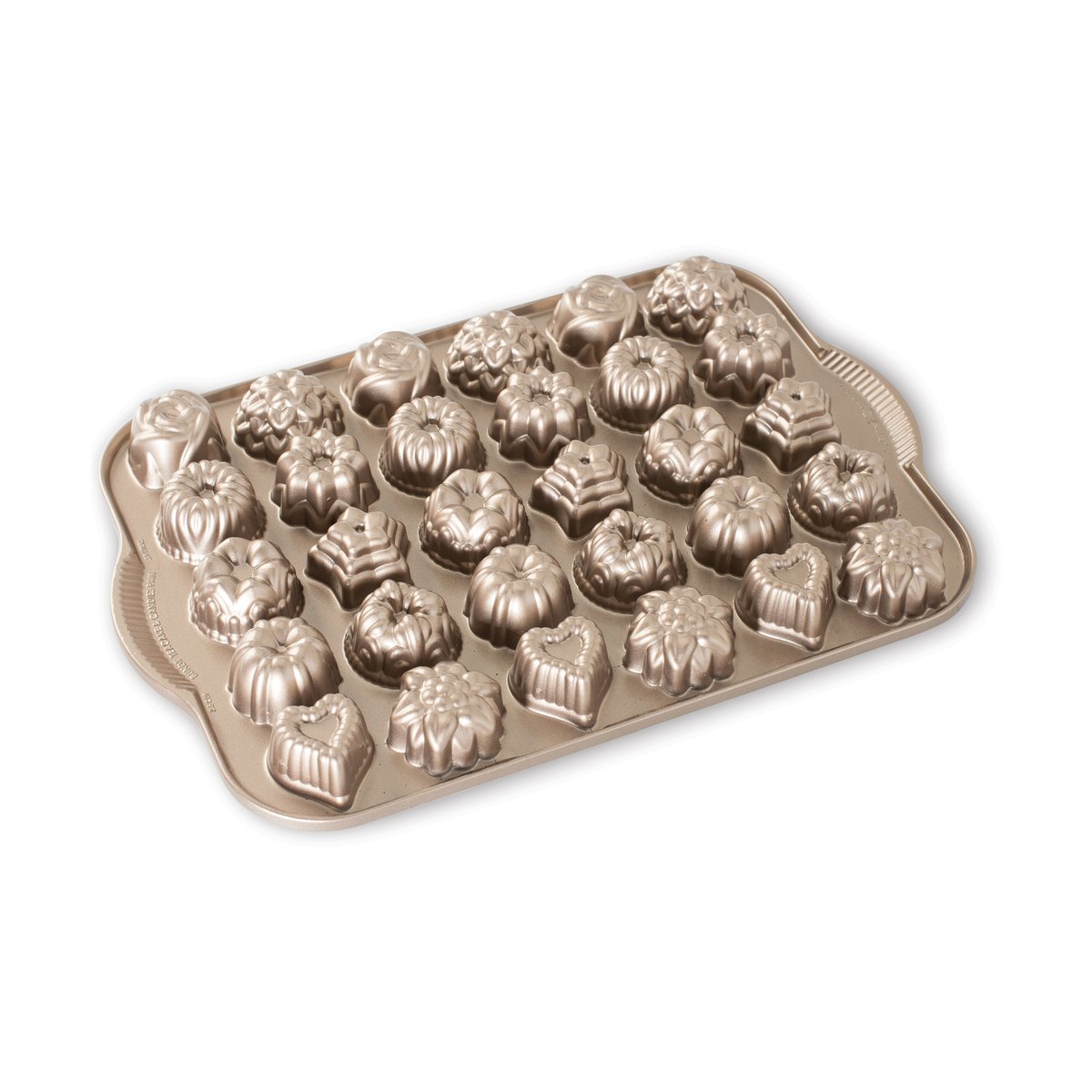 Nordic Ware Nordic Ware Bundt Tea Cakes and Candy Backform Gold