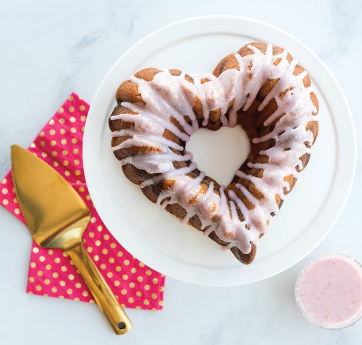 Nordic Ware elegant heart bundt Backform - 2,4 L - Nordic Ware