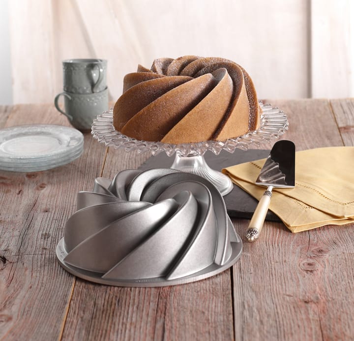 Nordic Ware heritage bundt Backform silber - 2,4 L - Nordic Ware