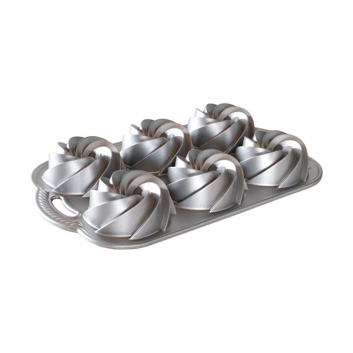 Nordic Ware Heritage bundtlette Backform - Silver - Nordic Ware