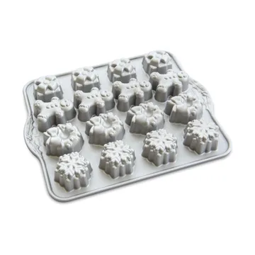 Nordic Ware Holiday Tea Cake Kuchenform - Silver - Nordic Ware