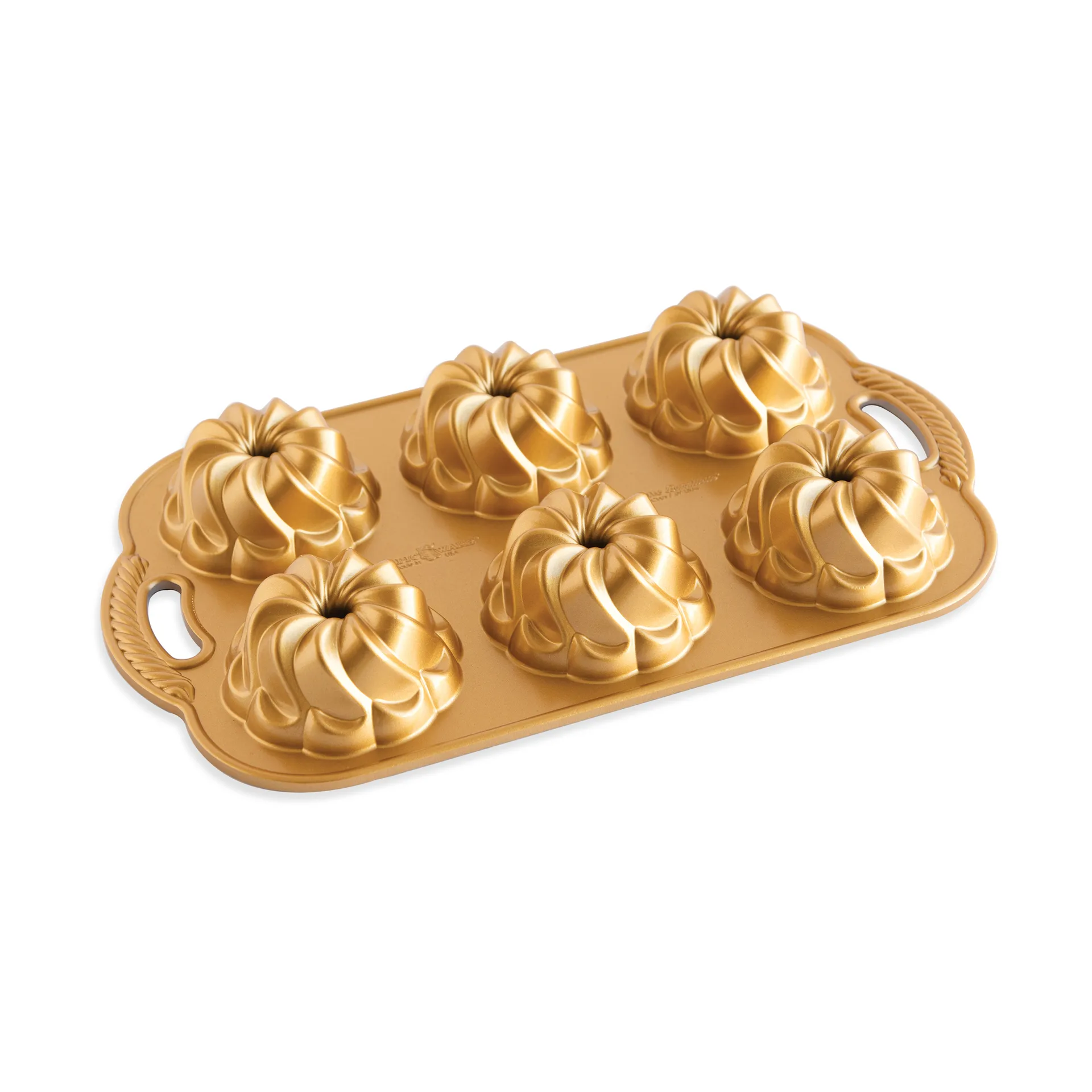 Nordic Ware piroutte Bundtlette Backform 1,2 l, Gold Nordic Ware
