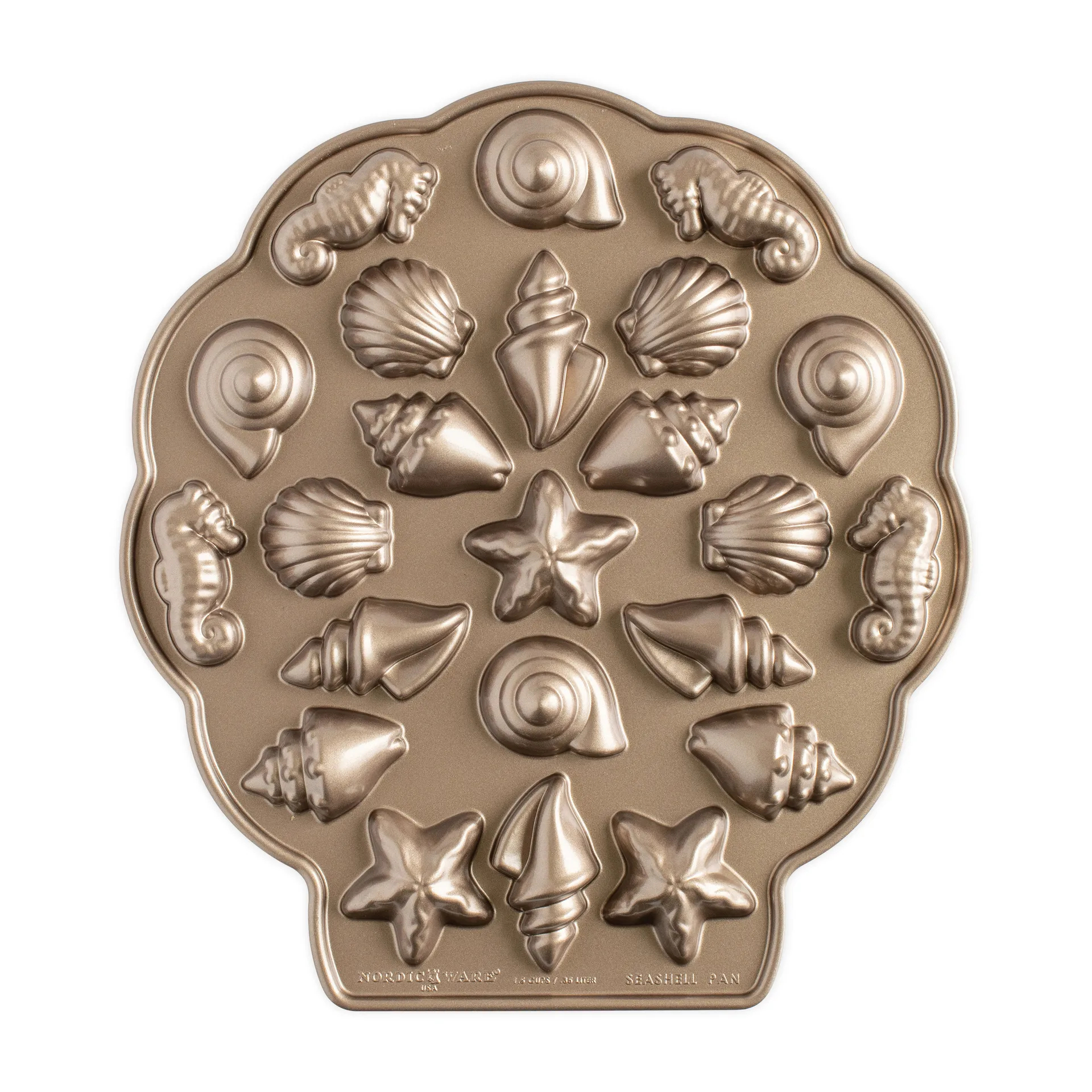 Nordic Ware sea shell cakelet Backform, 0,4 L Nordic Ware