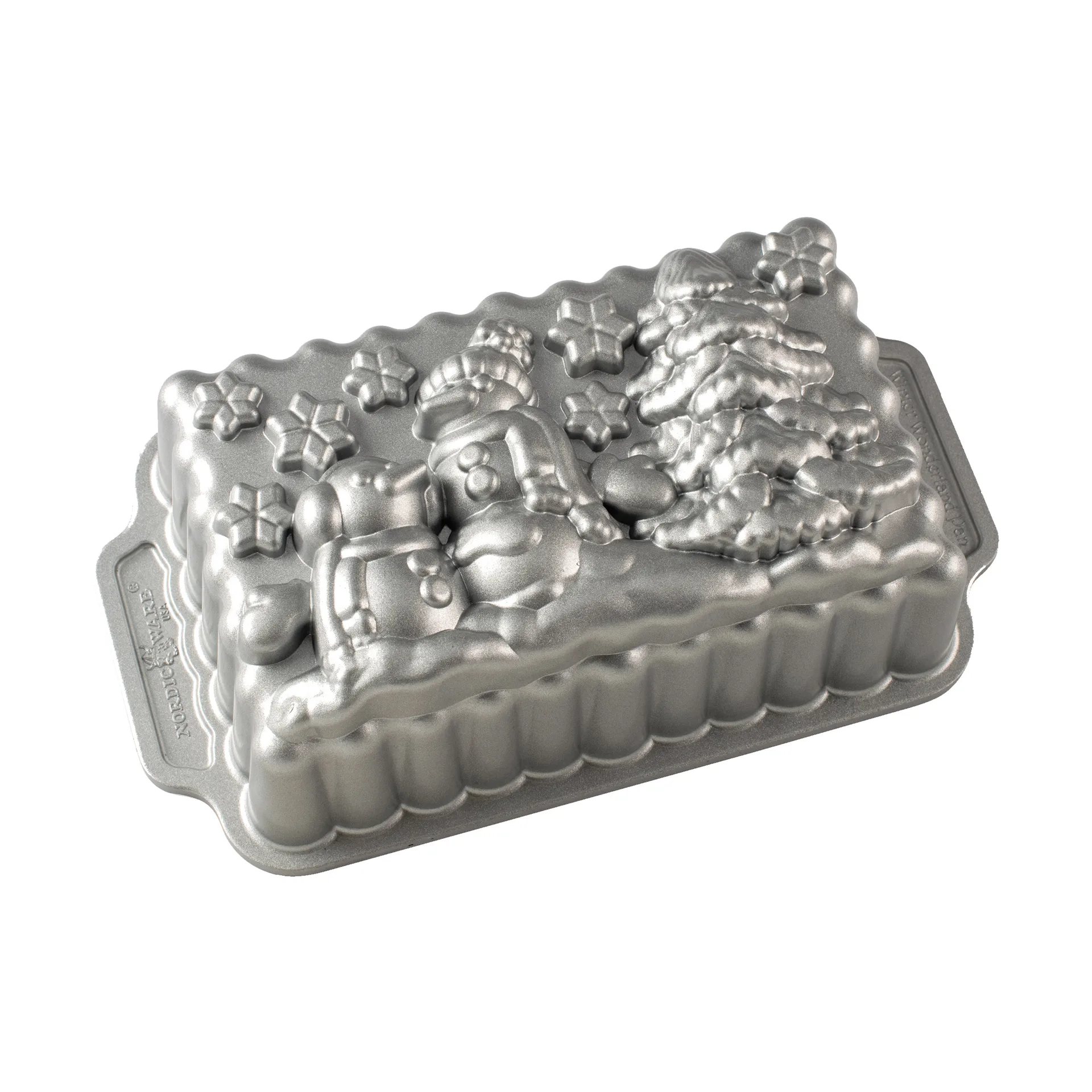 Nordic Ware Winter Wonderland Brotform 1,4 L, Silver Nordic Ware
