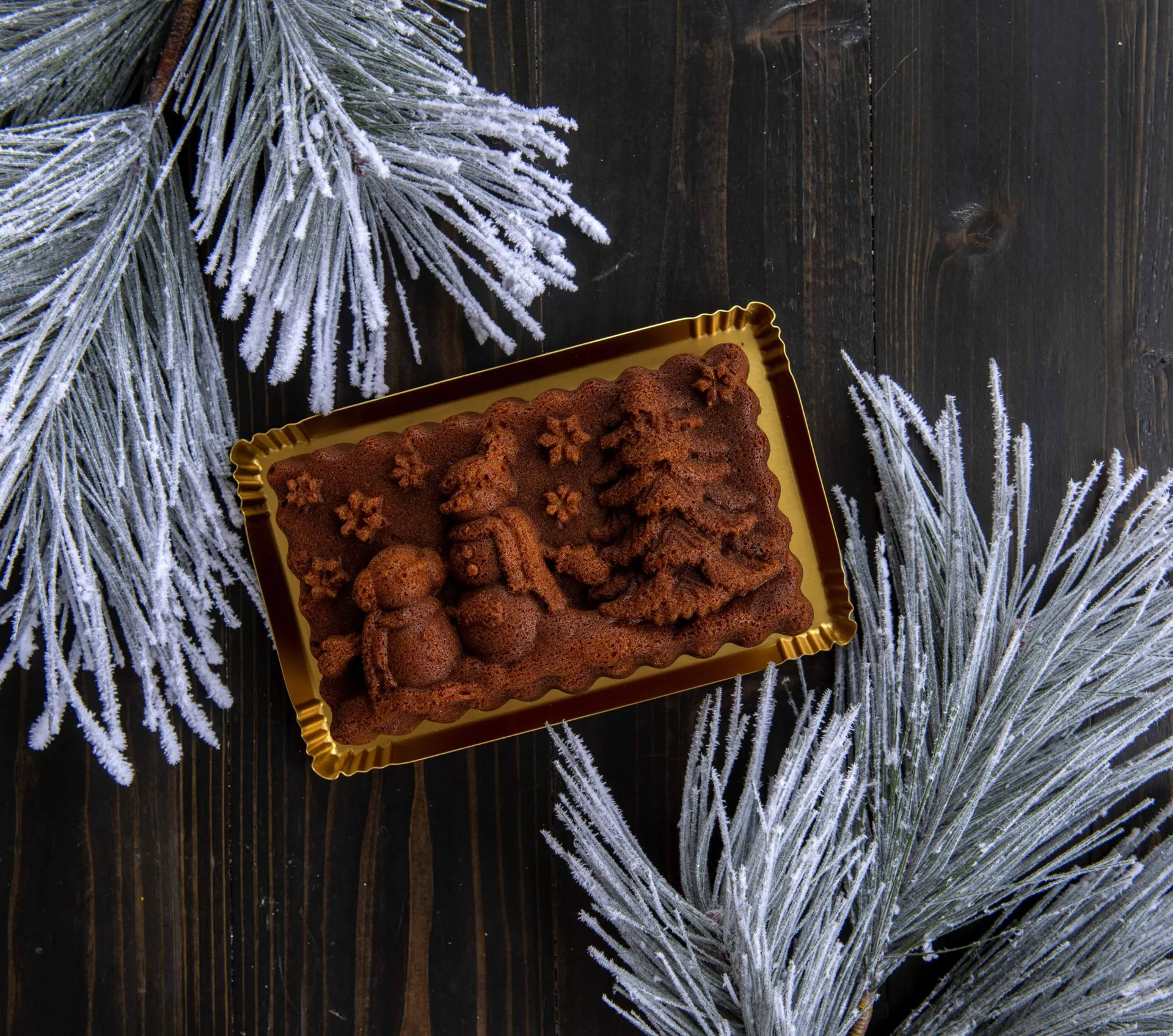 Nordic Ware Winter Wonderland Brotform 1,4 L, Silver Nordic Ware