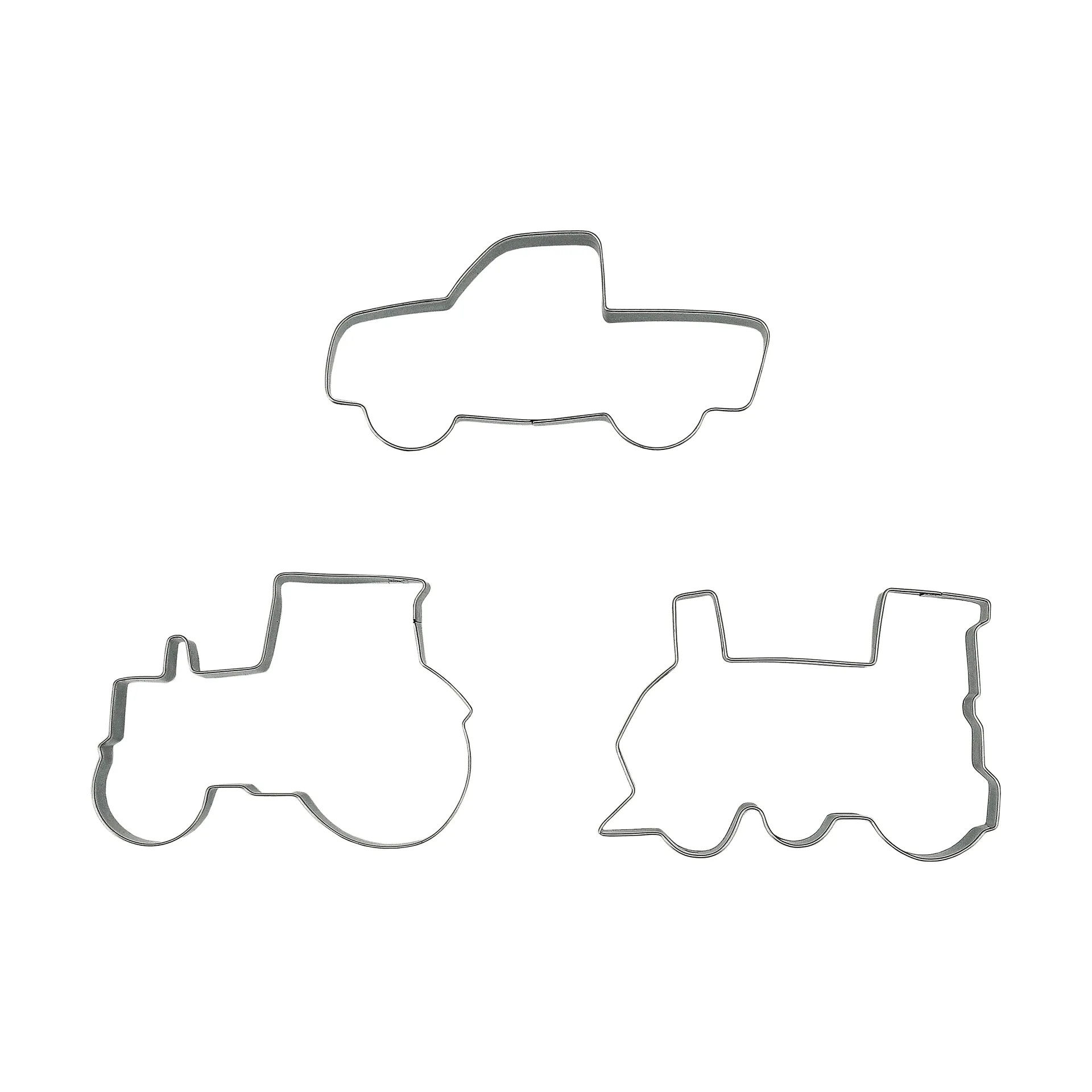 BAKE Lebkuchenausstecher, Fahrzeuge, 3-teilig Nordwik