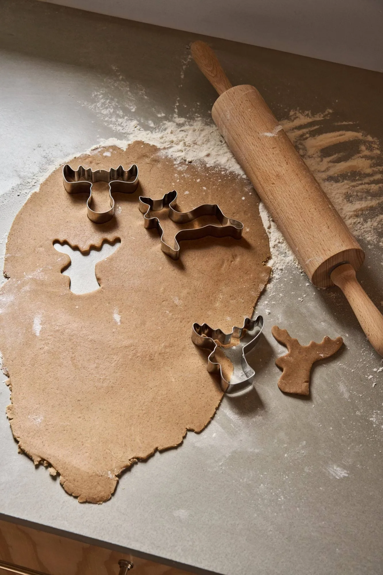 BAKE Lebkuchenausstecher, Rentier, 3-teilig Nordwik