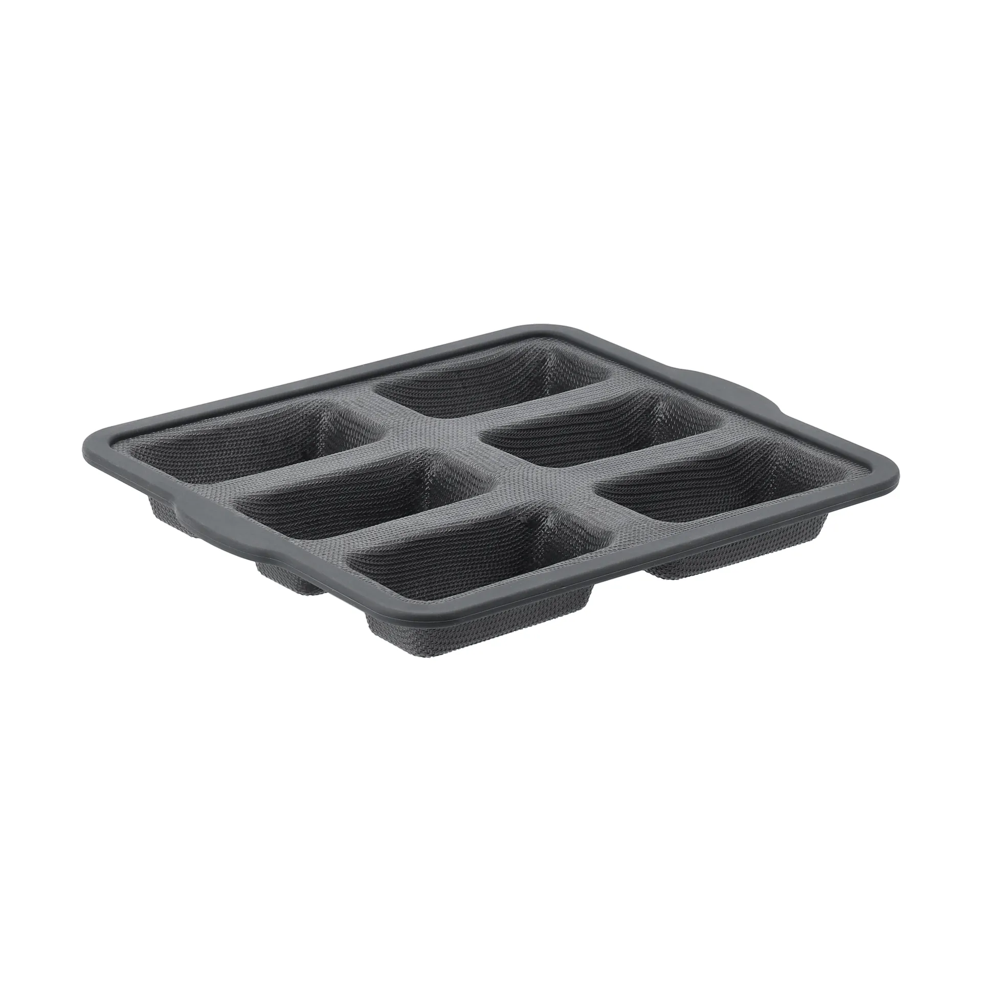 BAKE Silikonform mit verstärktem Rahmen, Rechteckig, 6 Stück, 26,2x22,1 cm Nordwik