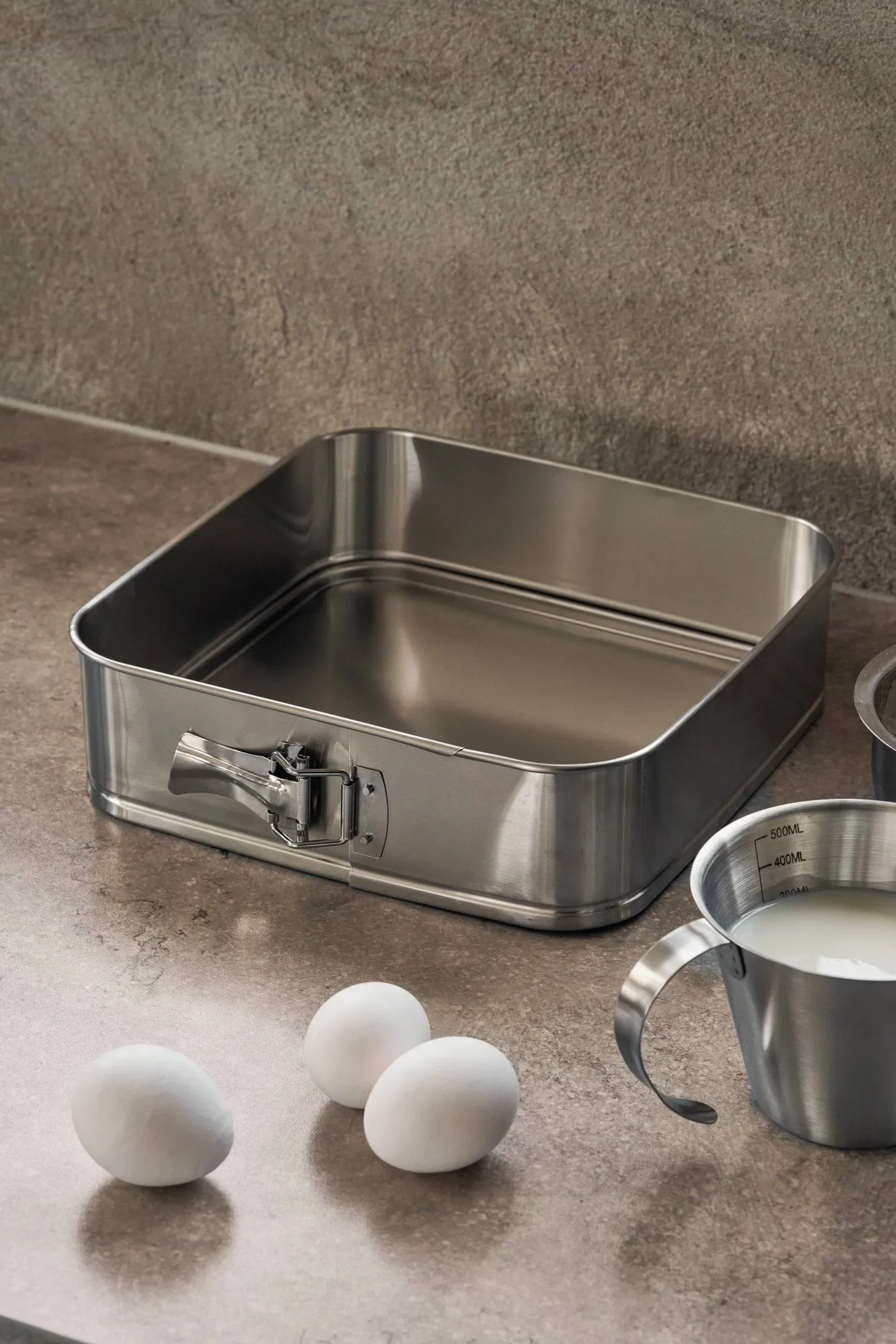 BAKE Springform, Quadratisch, Edelstahl, 26x26 cm Nordwik