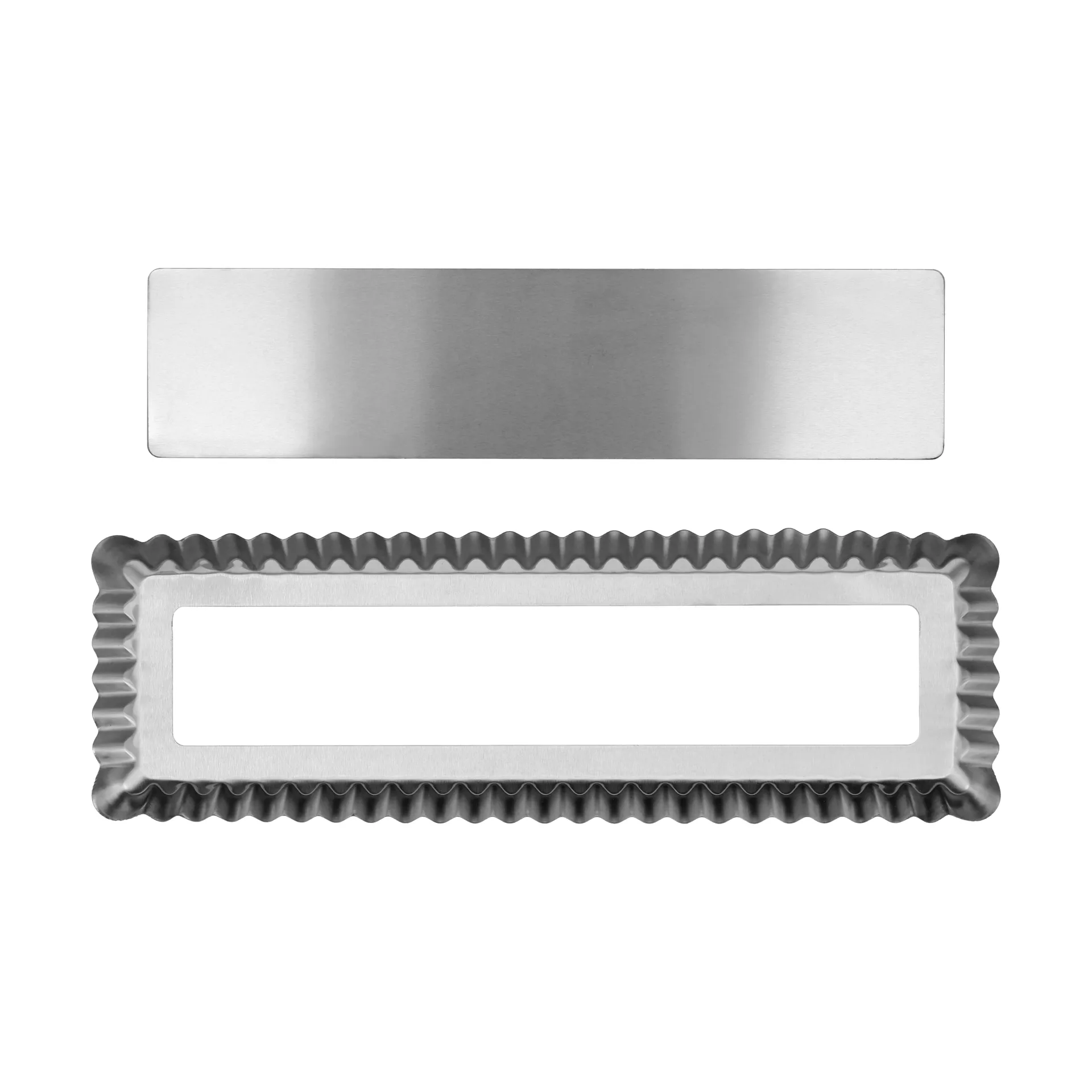 BAKE Tarteform mit herausnehmbarem Boden, Rechteckig, Edelstahl, 35x11 cm Nordwik