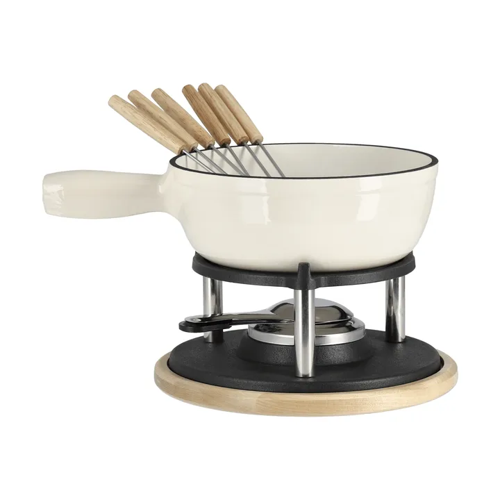Emailierter Fonduetopf - Creme, 1,8 l - Nordwik