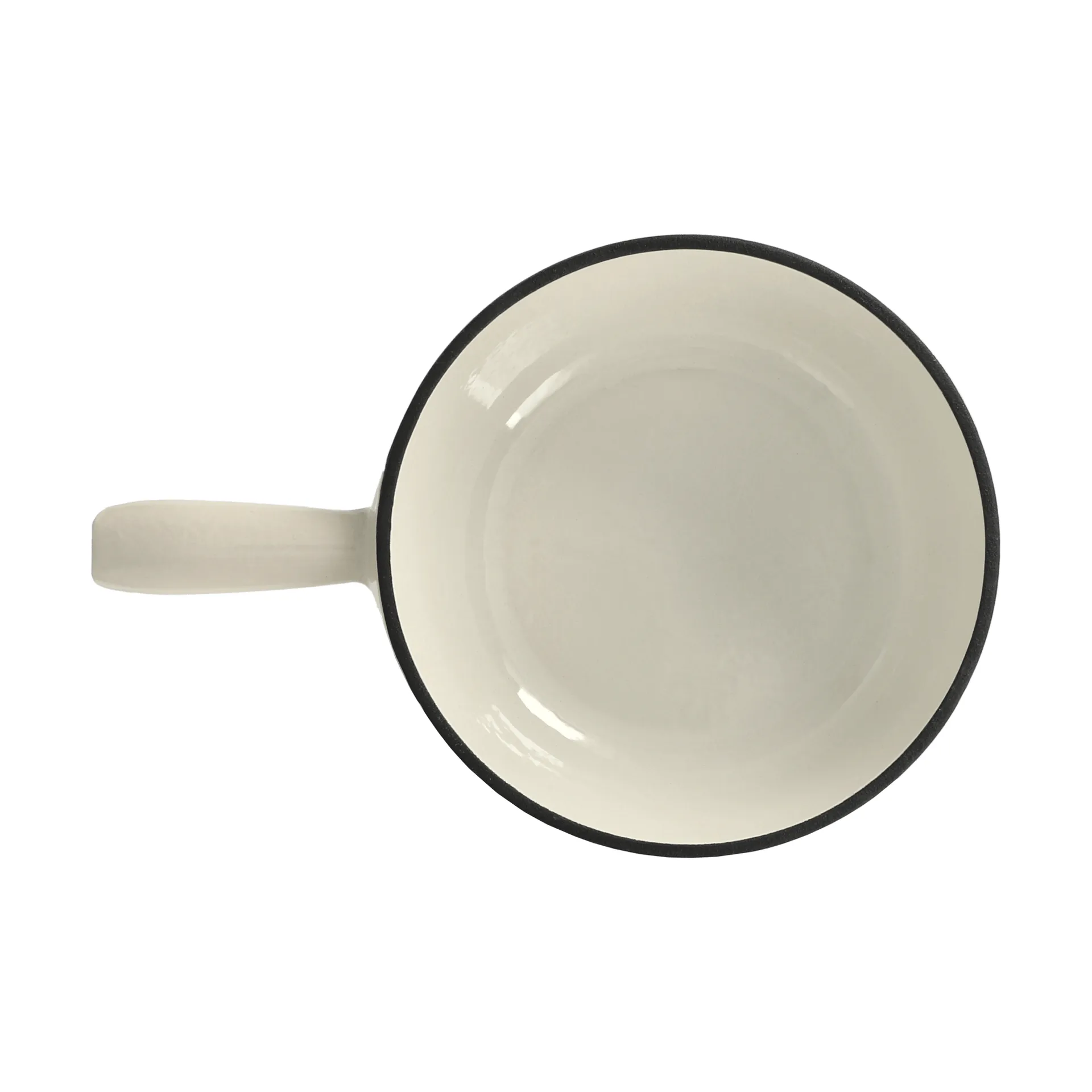 Emailierter Fonduetopf, Creme, 1,8 l Nordwik