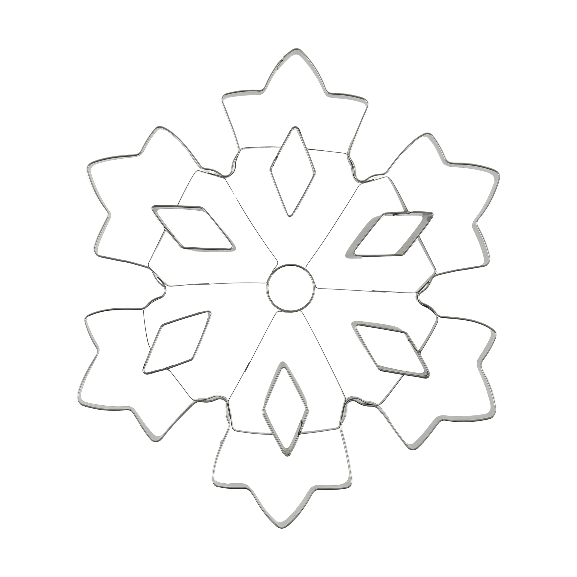 Nordwik Ausstechform Schneeflocke, Groß Nordwik