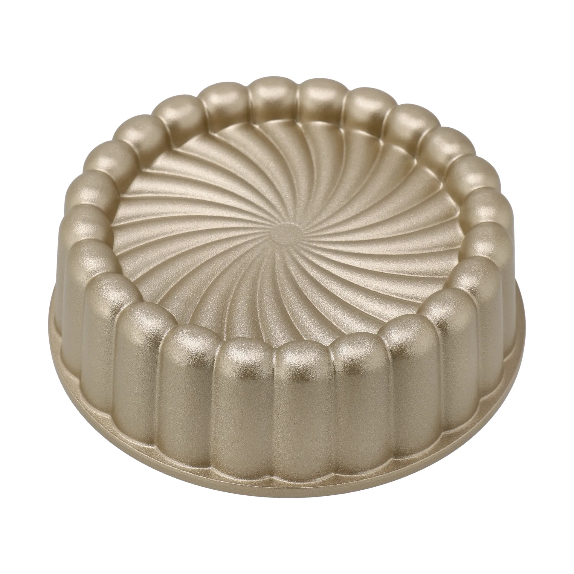 Nordwik Daisy Kuchenform antihaftbeschichtet, Gold Nordwik