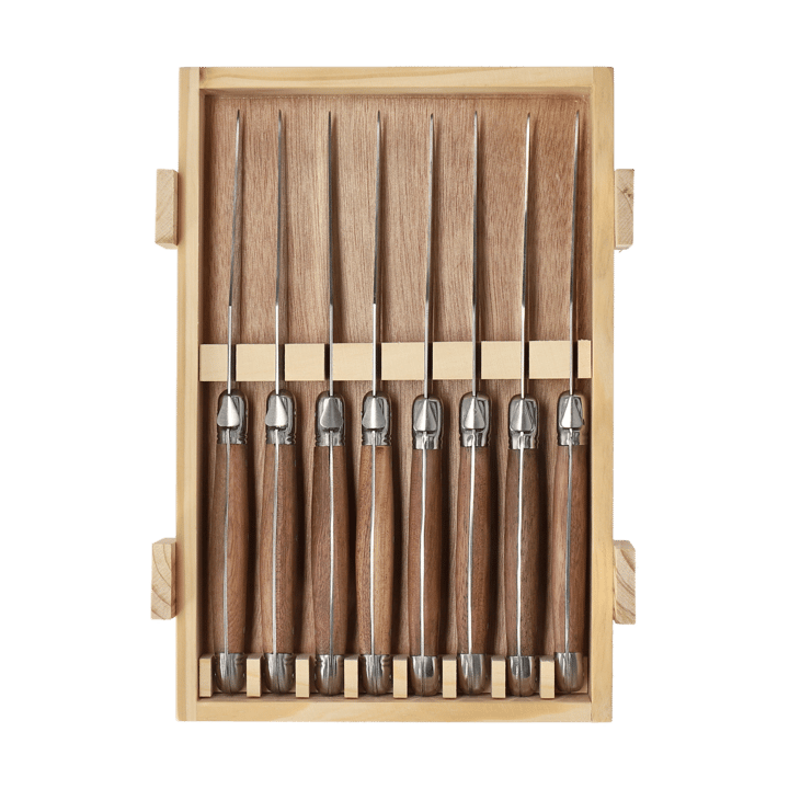 Nordwik Grillmesser 8er-Pack, Edelstahl-holz Nordwik