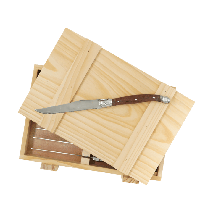 Nordwik Grillmesser 8er-Pack, Edelstahl-holz Nordwik