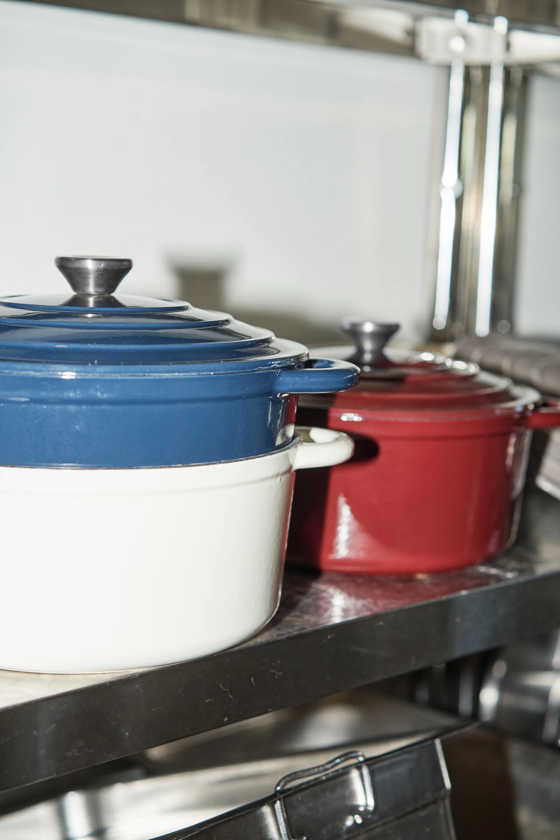 Nordwik Gusseisentopf rund 5 l, Creme Nordwik