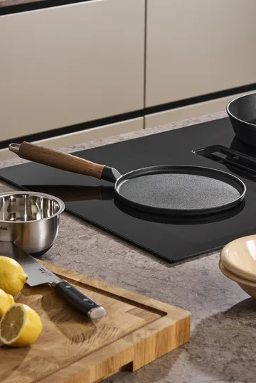 Nordwik gusseiserne Pfannkuchenpfanne mit Holzgriff - 23 cm - Nordwik