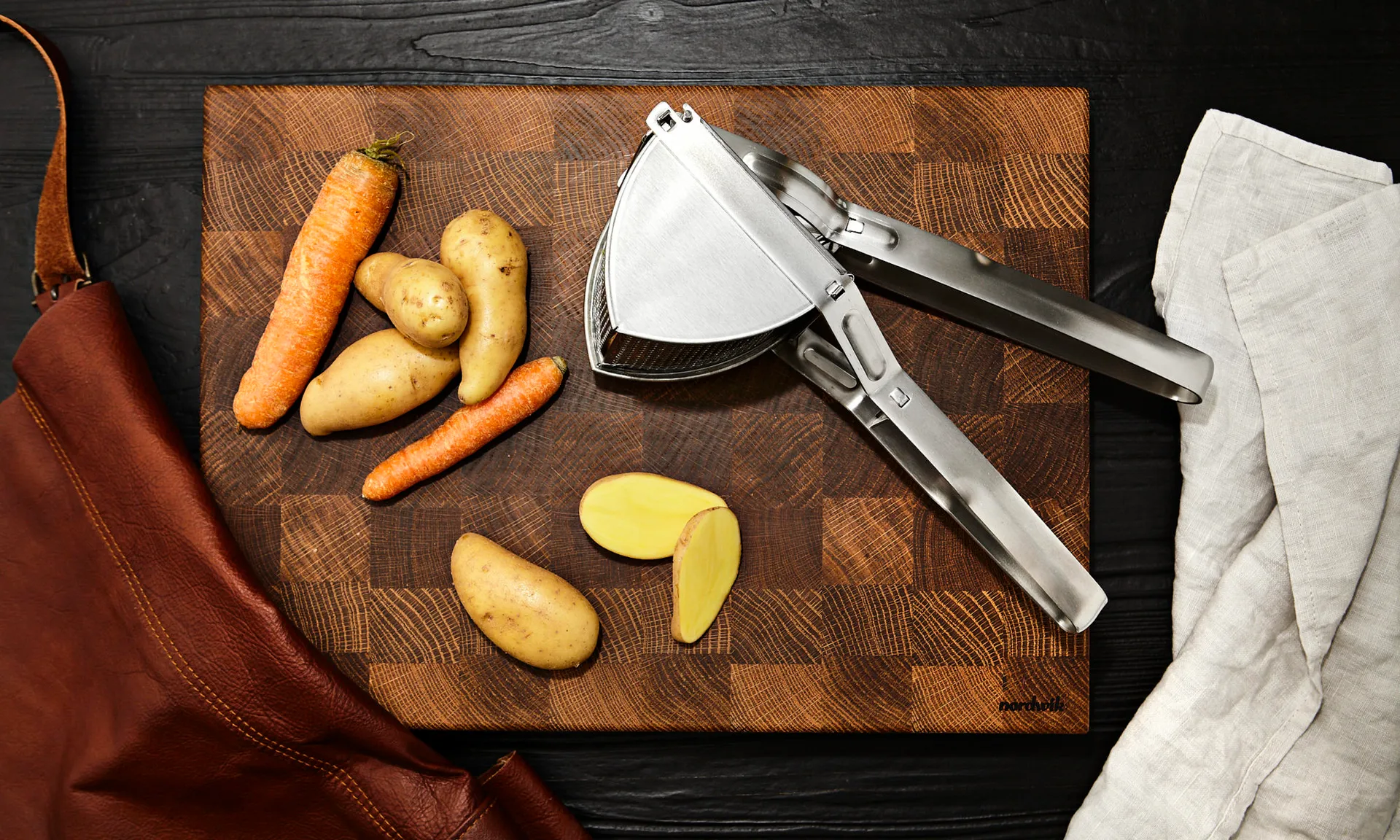 Nordwik kartoffelpresse spitzig, 28,5 cm Nordwik