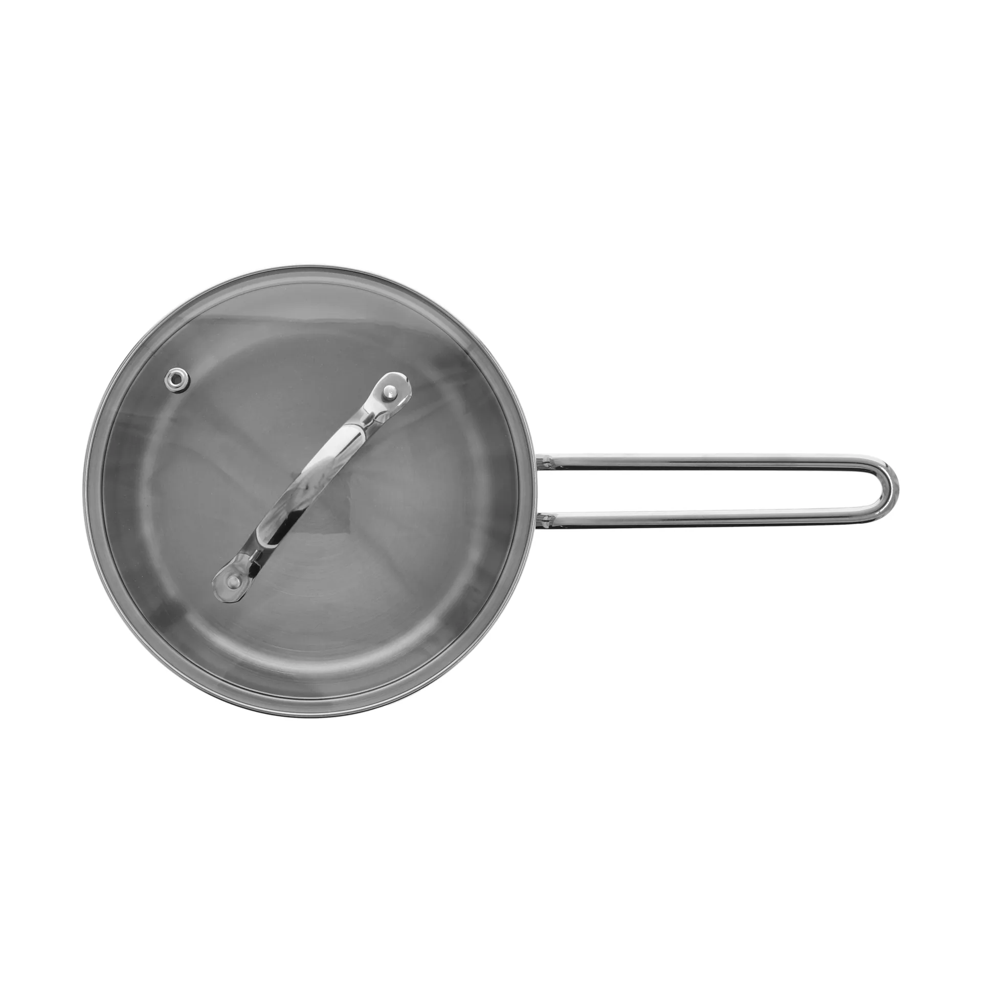 Nordwik Kasserolle mit Glasdeckel 1,9 Liter, Edelstahl Nordwik