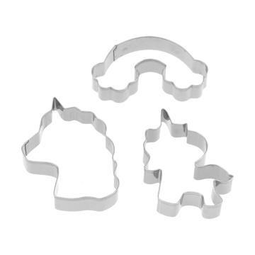 Nordwik Lebkuchenform Einhorn 3 Teile - Edelstahl - Nordwik