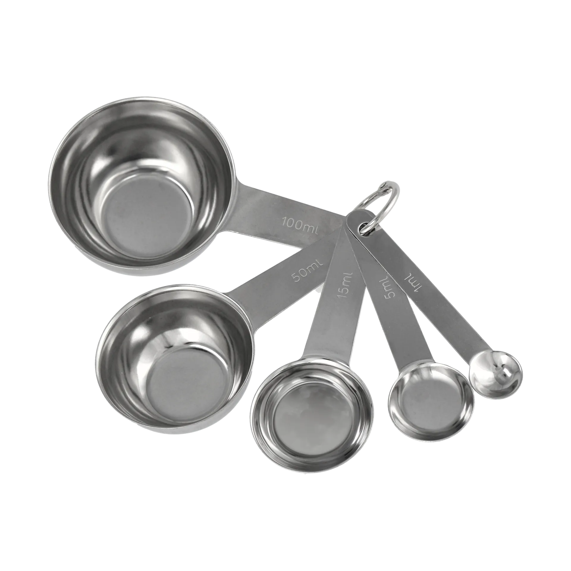 Nordwik Messlöffel-Set 5 Teile, Edelstahl Nordwik