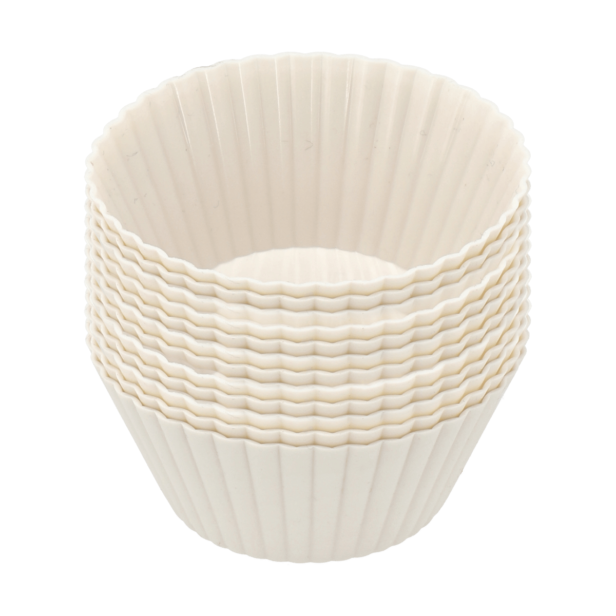 Nordwik Nordwik Muffinform aus Silikon 12er-Pack Creme