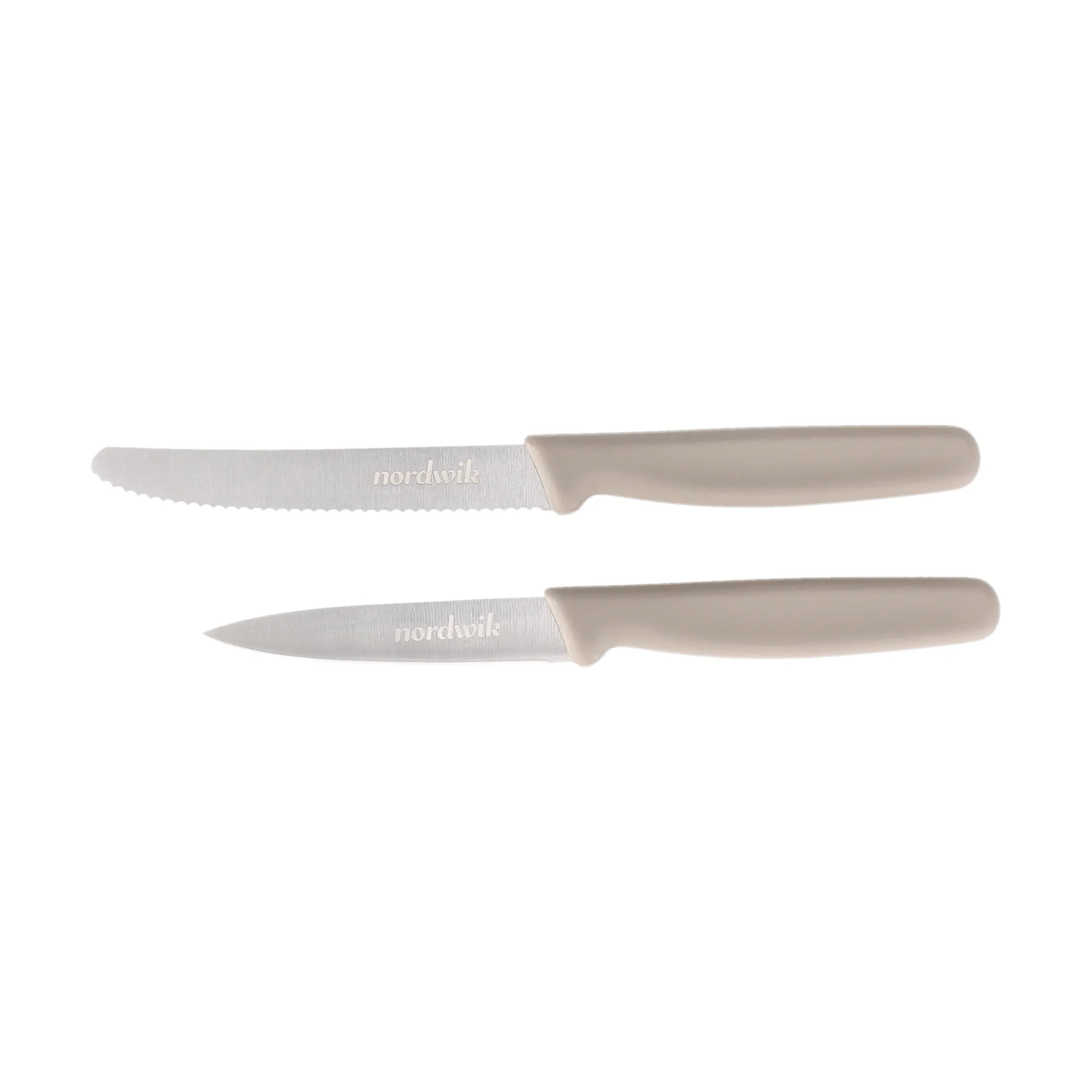 Nordwik Schälmesser 2 Teile, Taupe Nordwik