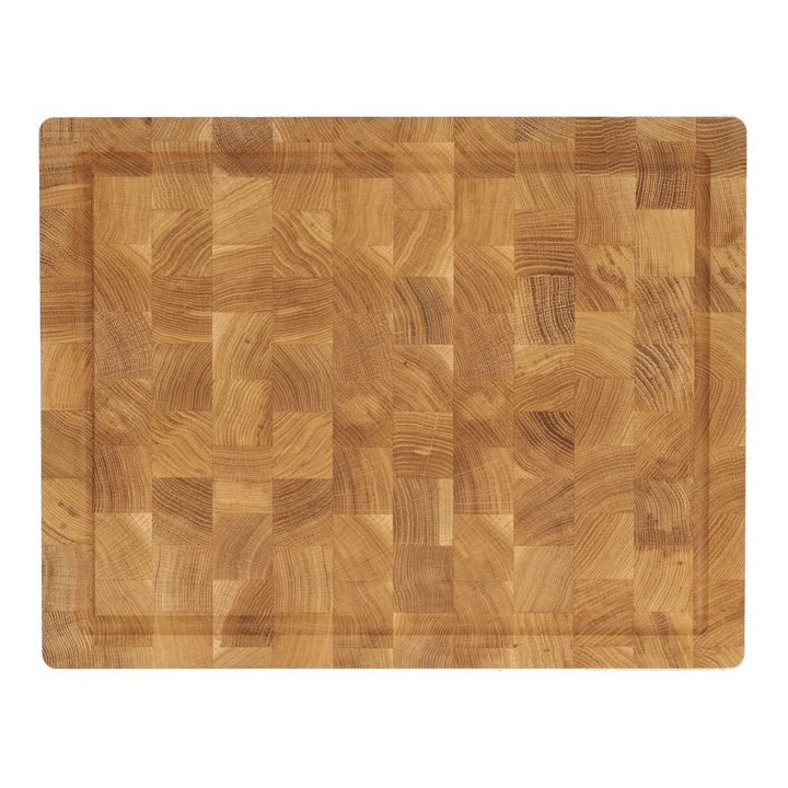 Nordwik Schneidebrett aus Endholz mit Saftrille 36x46 cm - Eiche - Nordwik