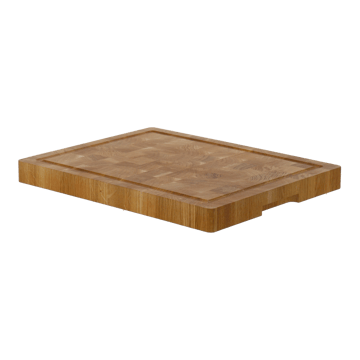Nordwik Schneidebrett aus Endholz mit Saftrille 36x46 cm - Eiche - Nordwik
