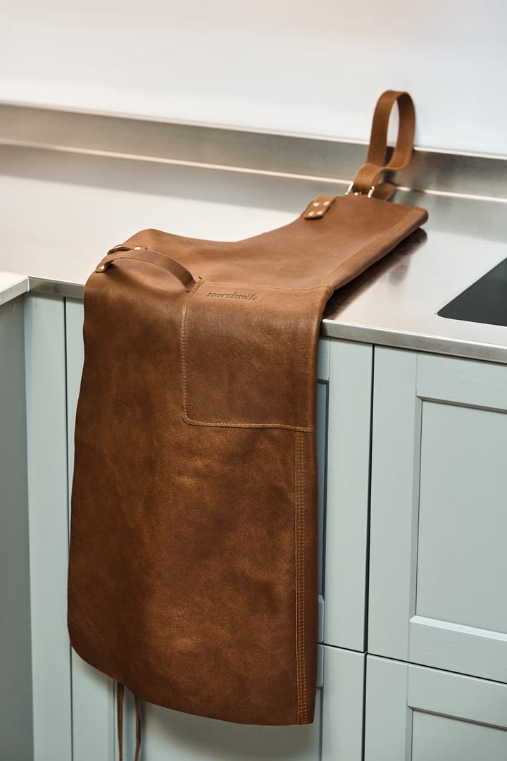 Nordwik Schürze Leder, Braun Nordwik