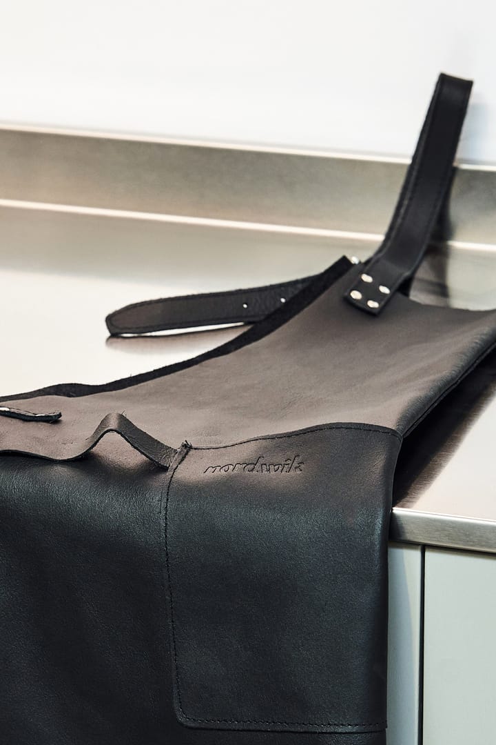 Nordwik Schürze Leder, Schwarz Nordwik