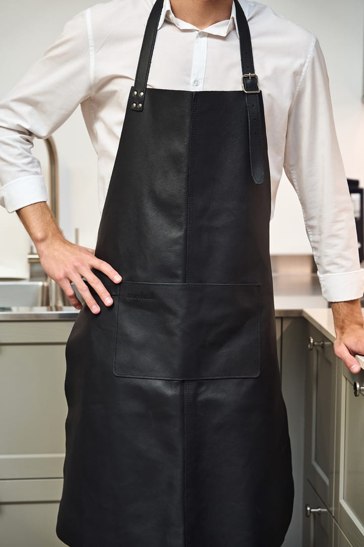 Nordwik Schürze Leder, Schwarz Nordwik